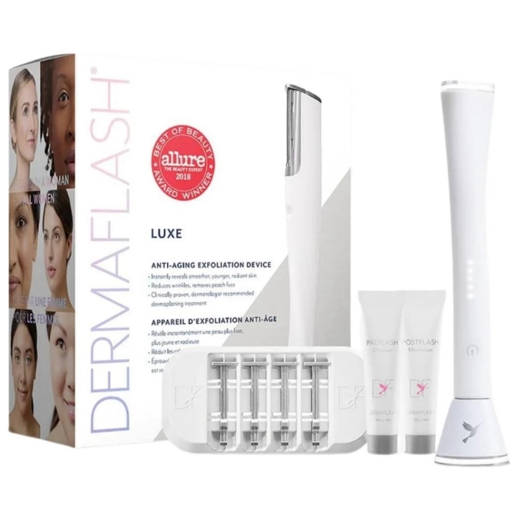 Luxe Anti-Aging Exfoliation Device - White